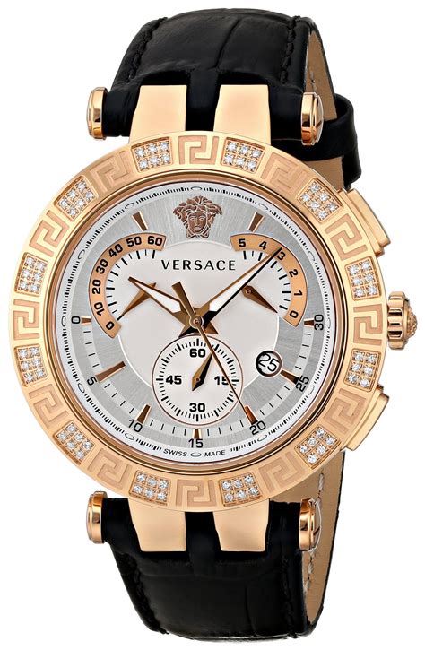 versace diamond women's chronograph watch|quartz chronograph Versace watch men.